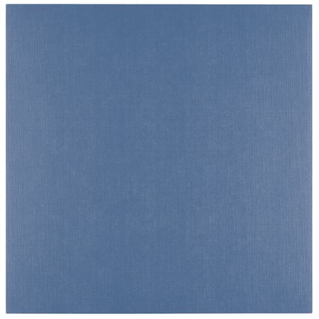 Papier cartonné lin Florence - Maritime - 100 feuilles - 30,5 x 30,5 cm - 250 g/m²