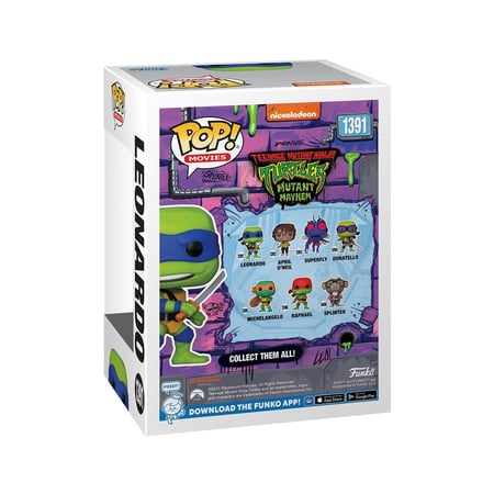 Les Tortues Ninja - Figurine POP! Leonardo 9 cm