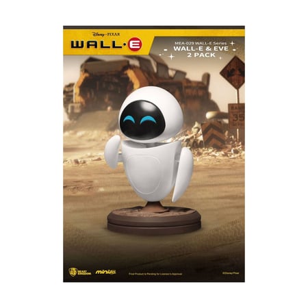 Wall-E - Pack 2 figurines Mini Egg Attack Wall-E Series  & Eve 8 cm