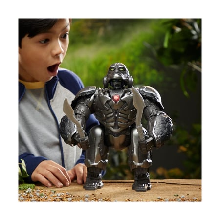 Transformers : Rise of the Beasts - Figurine électronique Command & Convert Animatronic Optimus