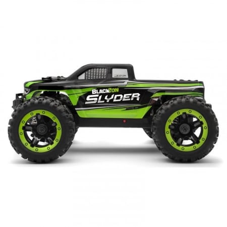 Monster Truck telecommande 4WD Blackzon Slyder VERT 1 16 RTR Enfants 7 11 ans Vehicule telecommande Cultura
