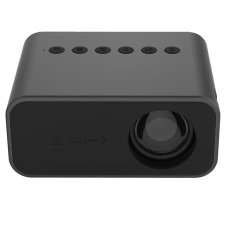 Vidéoprojecteur LED HD 1080P Portable 80 Lumens Home Cinema Avec Télécommande Noir YONIS