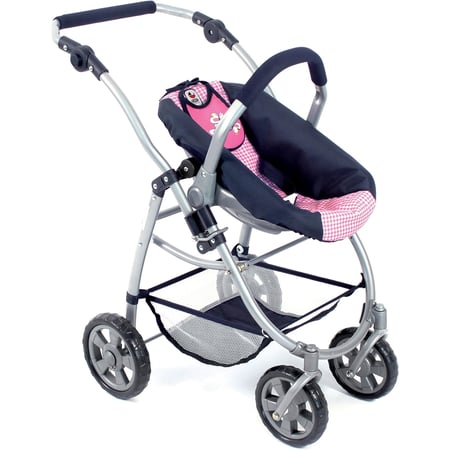 La poussette combinée 3 en 1 EMOTION ALL IN - Marine et rose. - N/A -  Kiabi - 81.49€