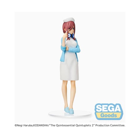 The Quintessential Quintuplets 2 - Statuette SPM Miku Nakano Nurse Ver. 21 cm