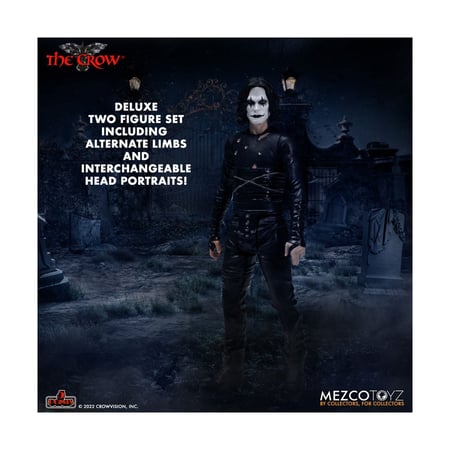 The Crow - Figurines 5 Points The Crow Deluxe Set 9 cm