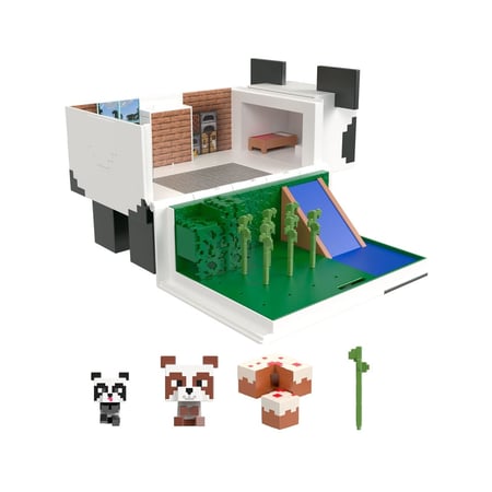 Minecraft - Playset Mob Head Minis La maison du Panda