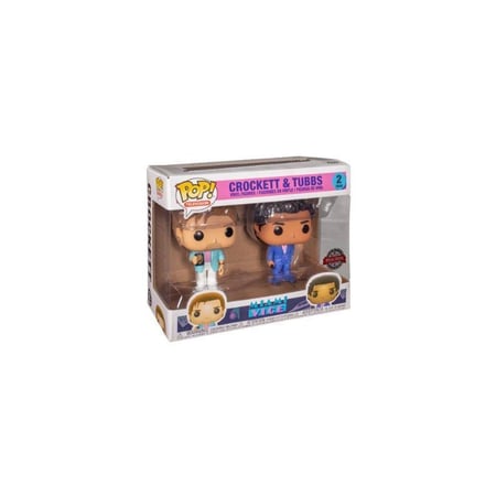 Miami Vice - Pack 2 figurines POP! Crockett & Tubbs 9 cm