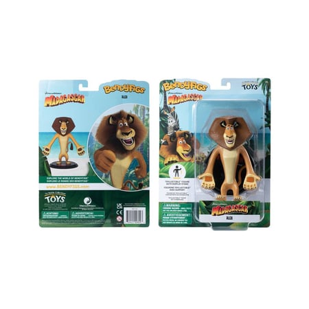 Madagascar - Figurine flexible Bendyfigs Alex 15 cm