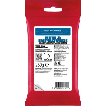 Pâte à sucre Bleu Océan 250g Renshaw
