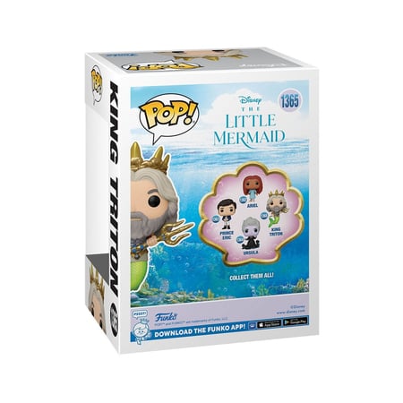 La Petite Sirène - Figurine POP! King Triton 9 cm