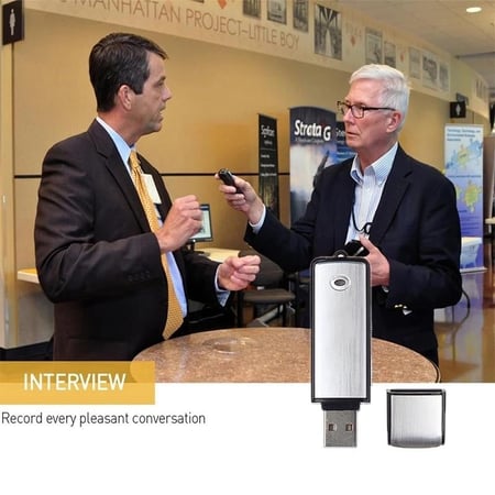 Enregistreur Vocal Howabo 58GB – Port USB-C – Pour Réunions Et Cours – Neuf