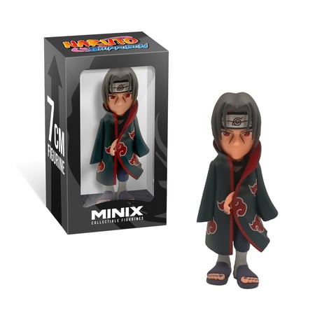 MINIX – Figurine Itachi Uchiwa 7 Cm – Naruto – Anime Mini Collection Sous Licence
