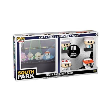 South Park - Pack 4 figurines POP! DLX Boyband 9 cm