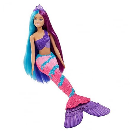 Barbie sirene cheveux fantastiques