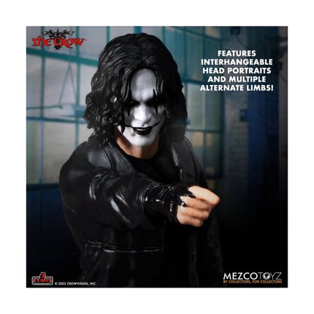 The Crow - Figurines 5 Points The Crow Deluxe Set 9 cm