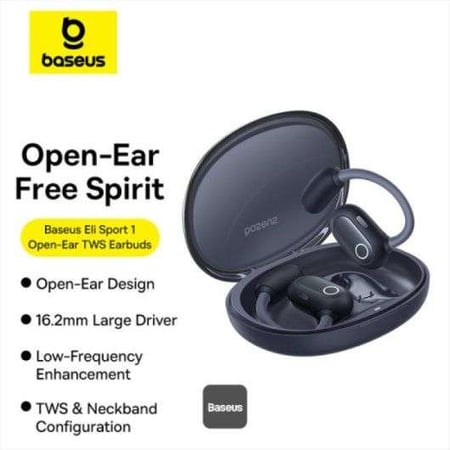 Ecouteurs sans fil Bluetooth - Baseus Eli Sport 1 - Noir