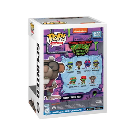 Les Tortues Ninja - Figurine POP! Splinter 9 cm