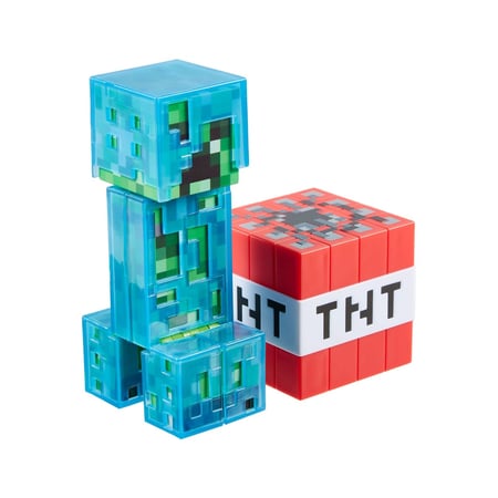 Minecraft - Figurine Diamond Creeper 14 cm
