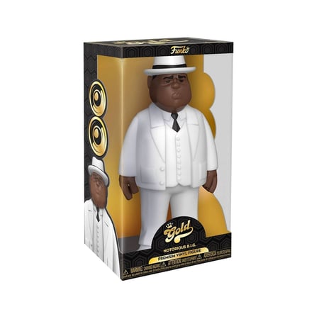 Notorious B.I.G - Figurine Biggie Smalls White Suit 30 cm