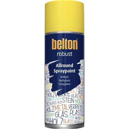 Bombe de peinture - Belton Robust - Jaune printanier - 400ml