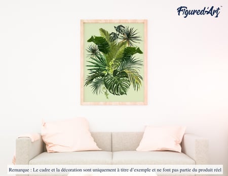 Peinture par Numéro Figured'Art - Verdure - Kit de Loisir Créatif DIY Numéro d'Art Complet - 40x50cm sans châssis en bois