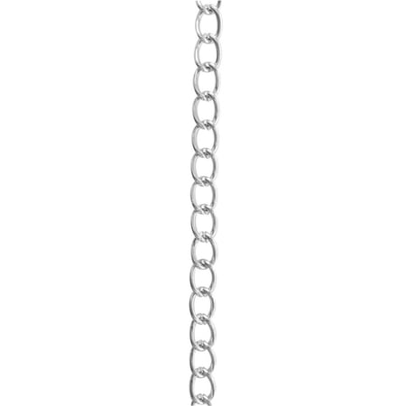 Chaîne maille jaseron Ø6,4mm Argent Au mètre