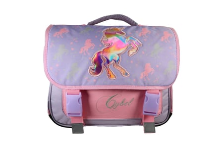 Cartable Scolaire Primaire 38cm Cybel Violet  2 Compartiments - Bagtrotter