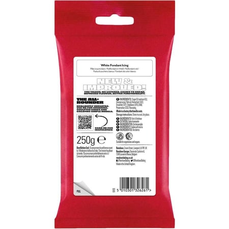 Pâte à sucre Blanc 250g Renshaw