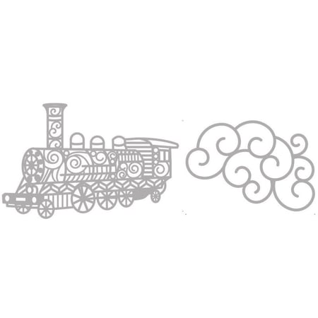 Delicate Die- Train, 5,8x8,2cm+11,2x7,3cm,Etui 2pces