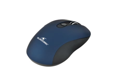 Souris universelle sans fil BLUESTORK 6 boutons métal bleu