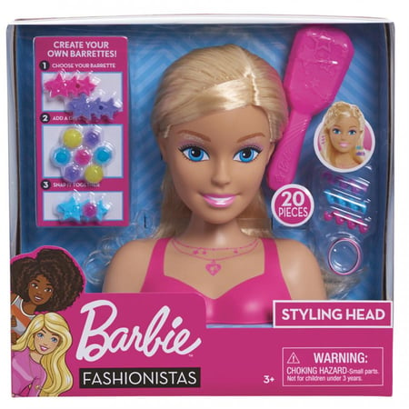 Barbie - tête à coiffer - basic