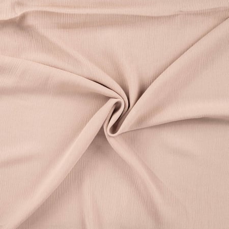 Tissu Crépon de Viscose uni Beige