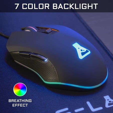 Souris Gaming G-Lab 6 boutons Dpi réglable Kult Helium