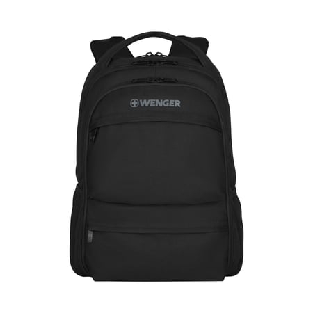 Sac à dos WENGER Fuse pour ordinateur portable 15,6' avec pochette pour tablette - poignée et bretelles rembourrées - Noir