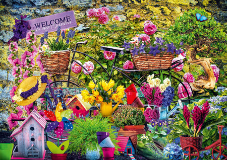 Puzzle 1000 pièces - Welcome to Our Garden - Bluebird Puzzle