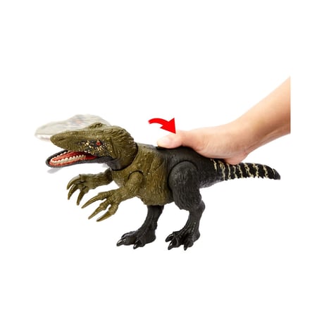 Jurassic World Dino Trackers - Figurine Wild Roar Orkoraptor