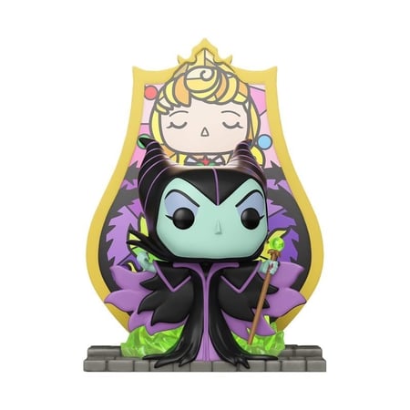 La belle au bois dormant - Figurine POP! Deluxe Maleficent (Glass) 9 cm
