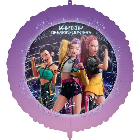 Ballon Aluminium Hélium K-Pop Demon Hunters