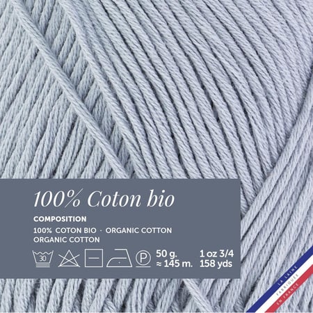 Pelote 100% COTON BIO - Bergère de France (...) - LILAS