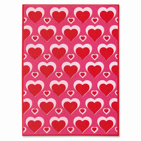 Matrices de découpe Thinlits - Sizzix - Cœurs superposés par Jessica Scott