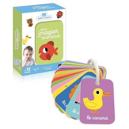 Mon imagier des animaux 20 cartes - nathan - 31445 - jeu eveil educatif