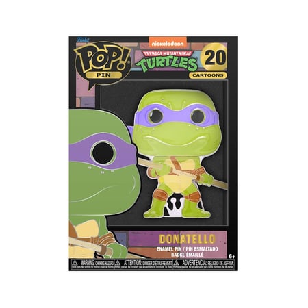 Les Tortues Ninja - Pin pin's POP! émaillé Donatello 10 cm