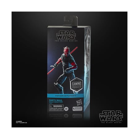 Star Wars : Battlefront II Black Series Gaming Greats - Figurine Darth Maul (Old Master) 15 cm - Figurines - Produits Dérivés Films et Séries