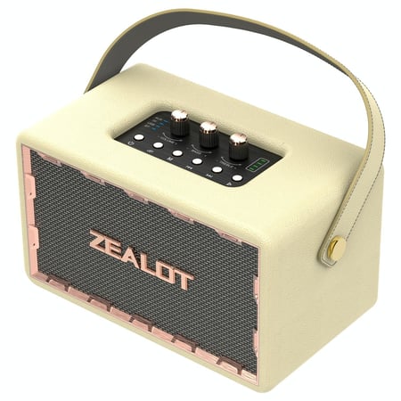 Enceinte Bluetooth Puissante Portable Avec Longue Autonomie Et Son Immersif Blanc YONIS