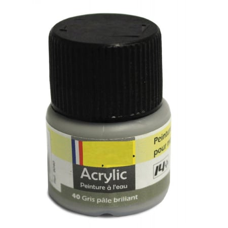 Gris Pâle brillant acrylique 12ml