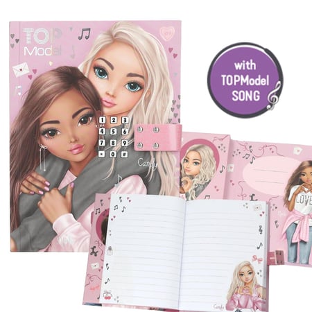 TOPModel Journal secret à code avec son My BFF