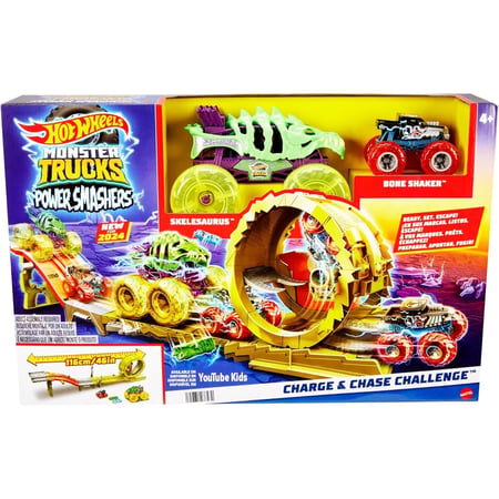 Hot Wheels - Monster Trucks défi course électrifiante