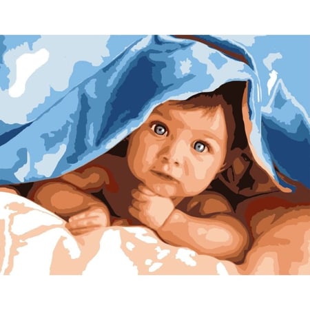 Princesse - Canevas antique Poupon 50x65cm