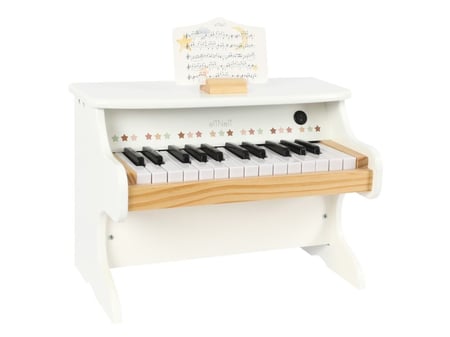 Piano à queue bois blanc enfant