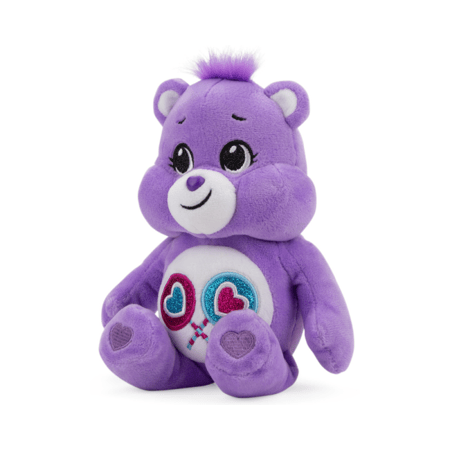 Duo de peluche Bisounours - TOUGENTILLE - 30cm et 22cm - Violet